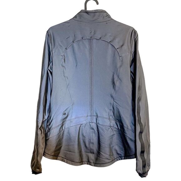 Lululemon Run Reflective Jacket Metallic Black - Picture 7 of 9